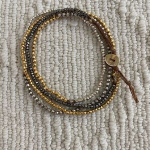 Chan luu triple wrap bracelet